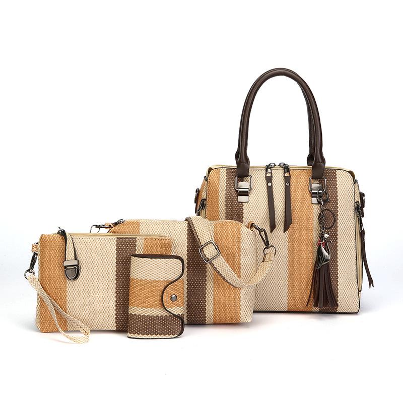 Bag Women's New Three-piece Set Mother and Child Large-capacity Fashionable Portable Messenger Bag Women's Bag