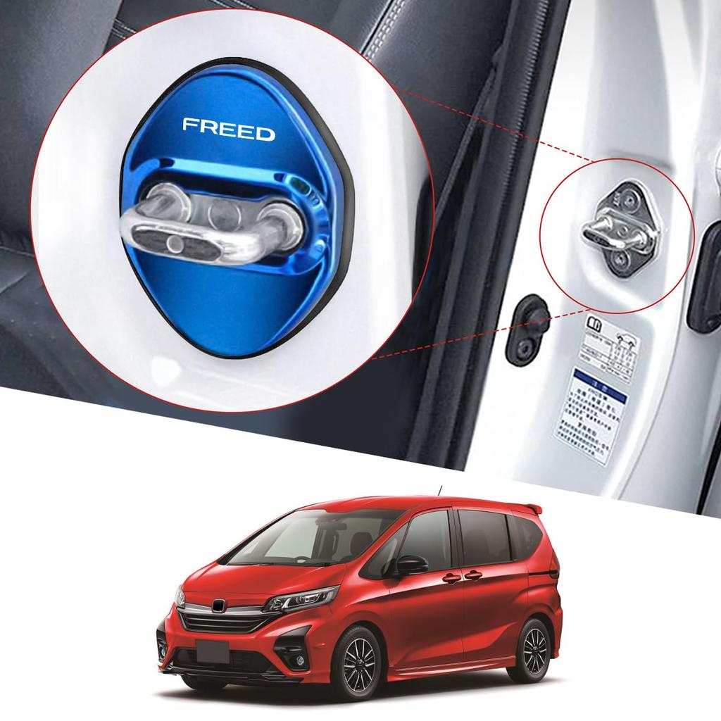 Compatible with Honda Freed Accessories Door Striker Cover for Freed Cars, New Freed GT