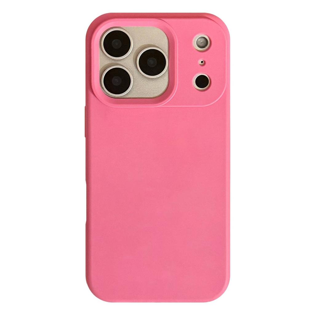 Ins Solid Color Simple Iphone17pro Max for 15 iPhone Case 16 Premium Silicone Hand Rope 13 Soft