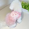 New Summer Cat and Dog Printed Home Wear Summer Skirts Teddy Bichon Frise Pet Clothes