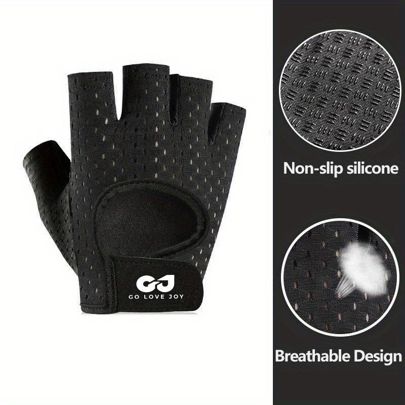 

1PC Unisex Lightweight Workout Gloves for Weightlifting Cycling Exercise Training Fitness Rowing - Excellent Grip Gym Gloves S