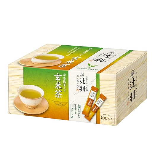 Tsujiri Instant Uji Matcha Genmaicha 100P B00CP3EOWK