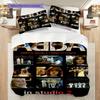 Abba Classic Album Collection Bedding (1 * duvet cover + 2 * pillowcase, without core) 2D Flat Christmas birthday gift Soft and comfortable