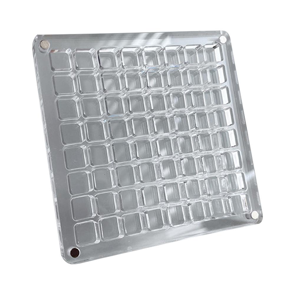 Acrylic Magnetic Seashell Display Box 3664100 Grids Seashell Storage Box Rock Display Case for Bead Nail Jewelry 1250₽