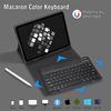 Magnetic Bluetooth Keyboard Case for 2026 iPad: Colorful Backlit, Touch Control, Compatible with Air5