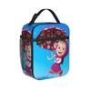 M-Masha And Bear Insulated Lunch Bag Leakproof Reusable Thermal Bag Tote Lunch Box Beach Picnic Girl Boy
