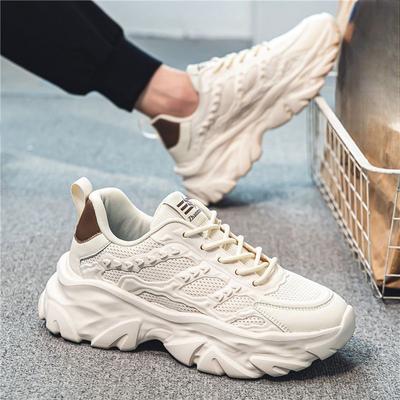 Neue atmungsaktive Mesh-Schuhe Herren Koreanische Version Trendig Vielseitig Dicksohlige Sportschuhe