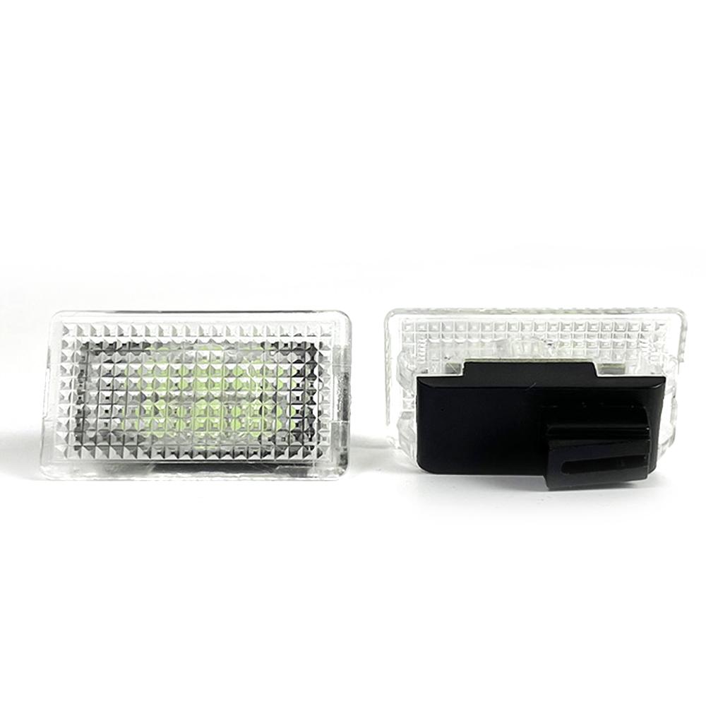 1PC Car LED License Plate Lights Number Plate Lamp Trunk Light Door Welcome Light Replacement Canbus Error Free Car 12V Light