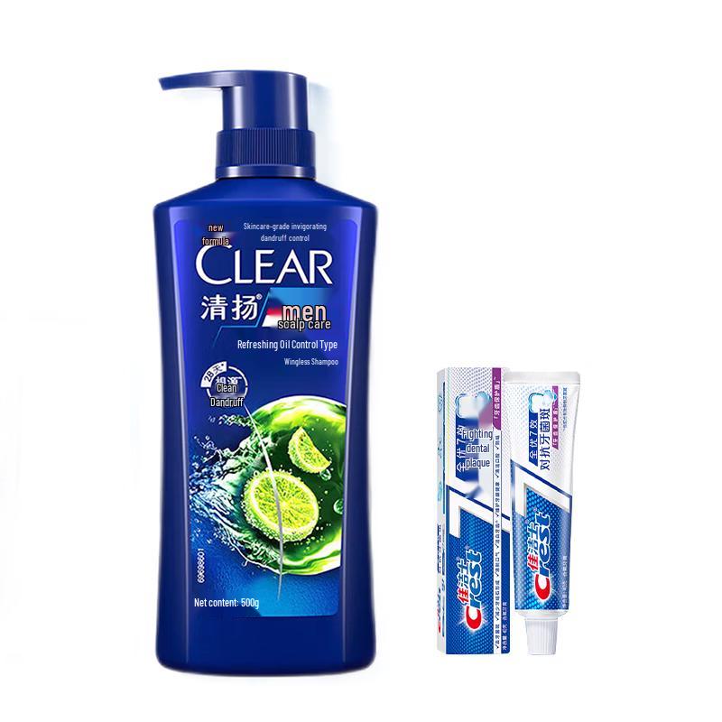 

Crest Toothpaste & Clear Men s Shampoo Value Pack