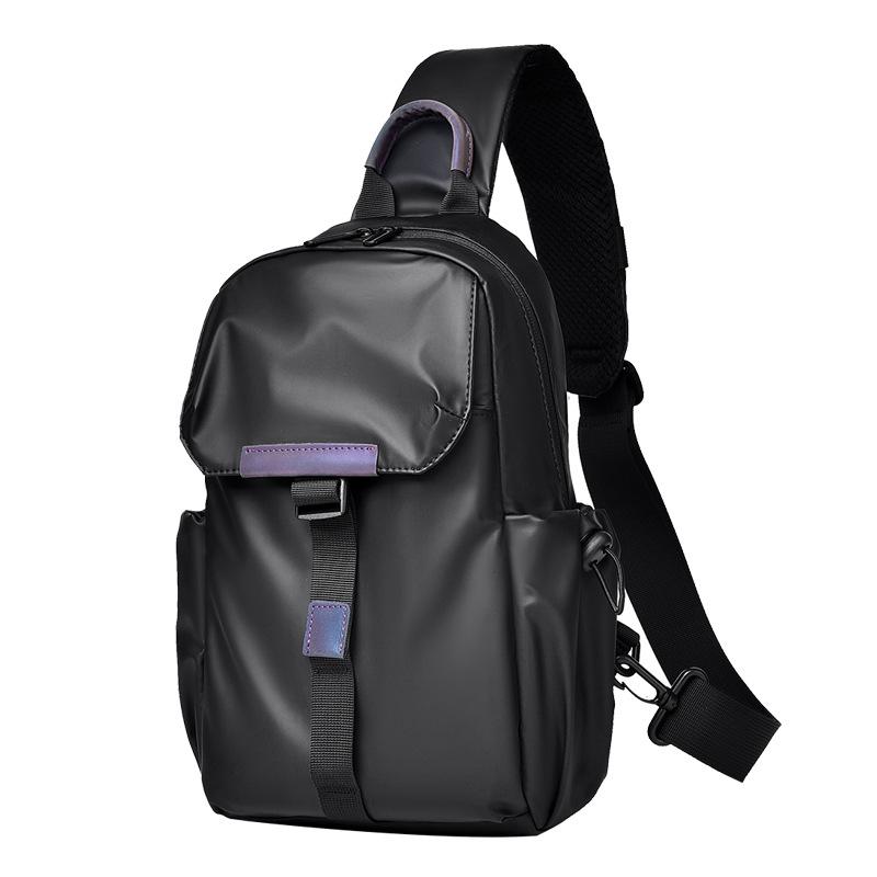 Fashionable Men's One-shoulder Crossbody Bag High-end Lightweight Waterproof Chest Bag Travel Chest Bag Casual Women's Trendy Shoulder Bag