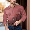 Men'S Fashionable Lapel And Shoulder Length Short Sleeved Casual Top
