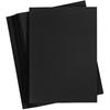 Papel Preto Eclet A4 180-210 G/M² Pacote com 20 Folhas - Preto - Papel Colorido, Melhor para Trabalhos Manuais e de Artesanato, Trabalhos de Projeto (Pacote