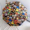 1 Stück Automatischer Faltregenschirm - Anime One Piece Muster Tragbares faltbares Design Mit 8 Rippen Weihnachts-Geburtstagsgeschenke