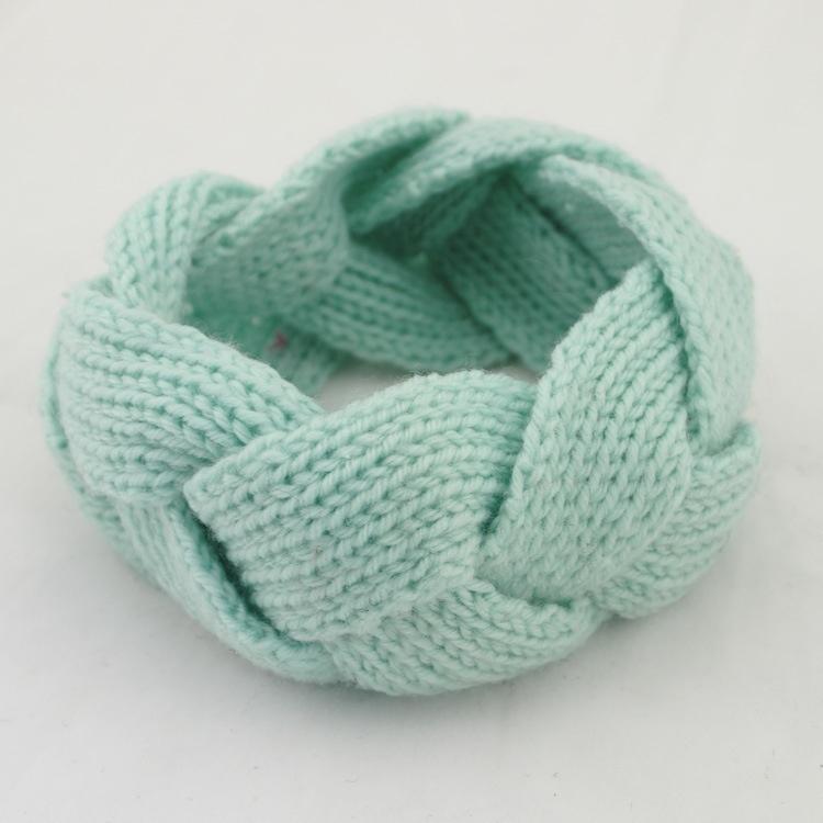 Knitting Wool Braided Hair Band Head Headband Hair Barrette