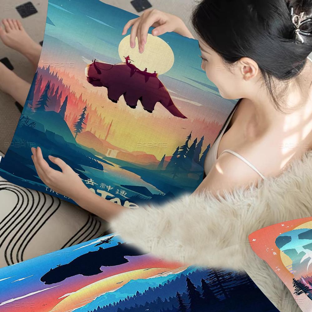 Avatar The Last Airbender Appa Personalized Pillow Dust Cover Bedroom Kids Party Decoration Pillowcase Birthday Children Gift