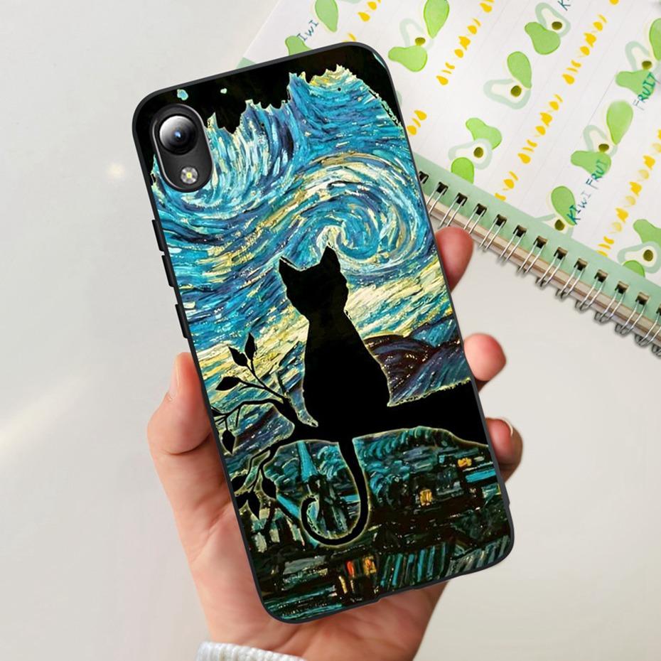 Lovely Printing Case For ZTE Blade L8 / A3 (2019) / A31 Lite Black Silicon Soft Back Cover For Zte A3Lite A31Lite L8 Phone Cases