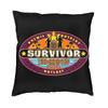 Reality TV Survivor Cushion Covers Sofa Home Decorative Square Throw Pillow Case 40x40cm