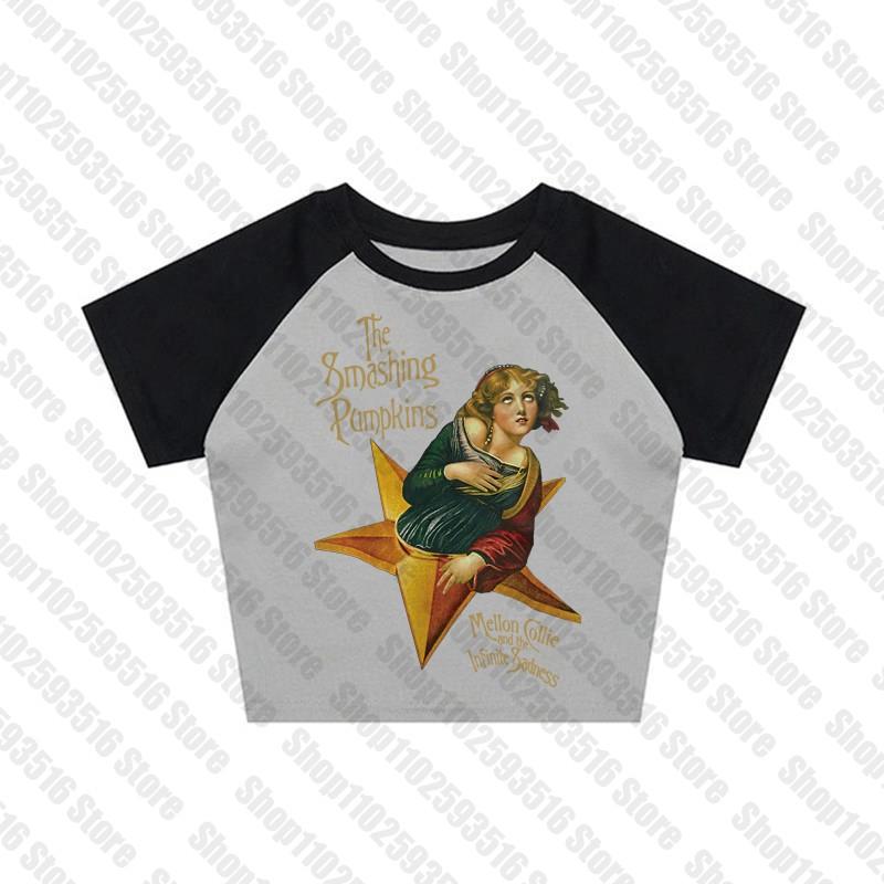 2000er Kleidung Y2k Kitty 90er Vintage Kleidung für Damen Damen Cropped Kpop Emo Ästhetik Kleidung Anime Mädchen Harajuku Kawaii