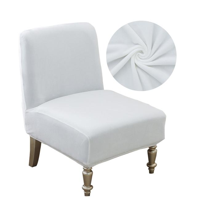 Enkele Armloze Accent Stoelhoes Stretch Zitkussens Goedkope Bank Pantoffel Stoelhoezen Grote Elastische Futonhoezen Voor Woonkamer Universal Size