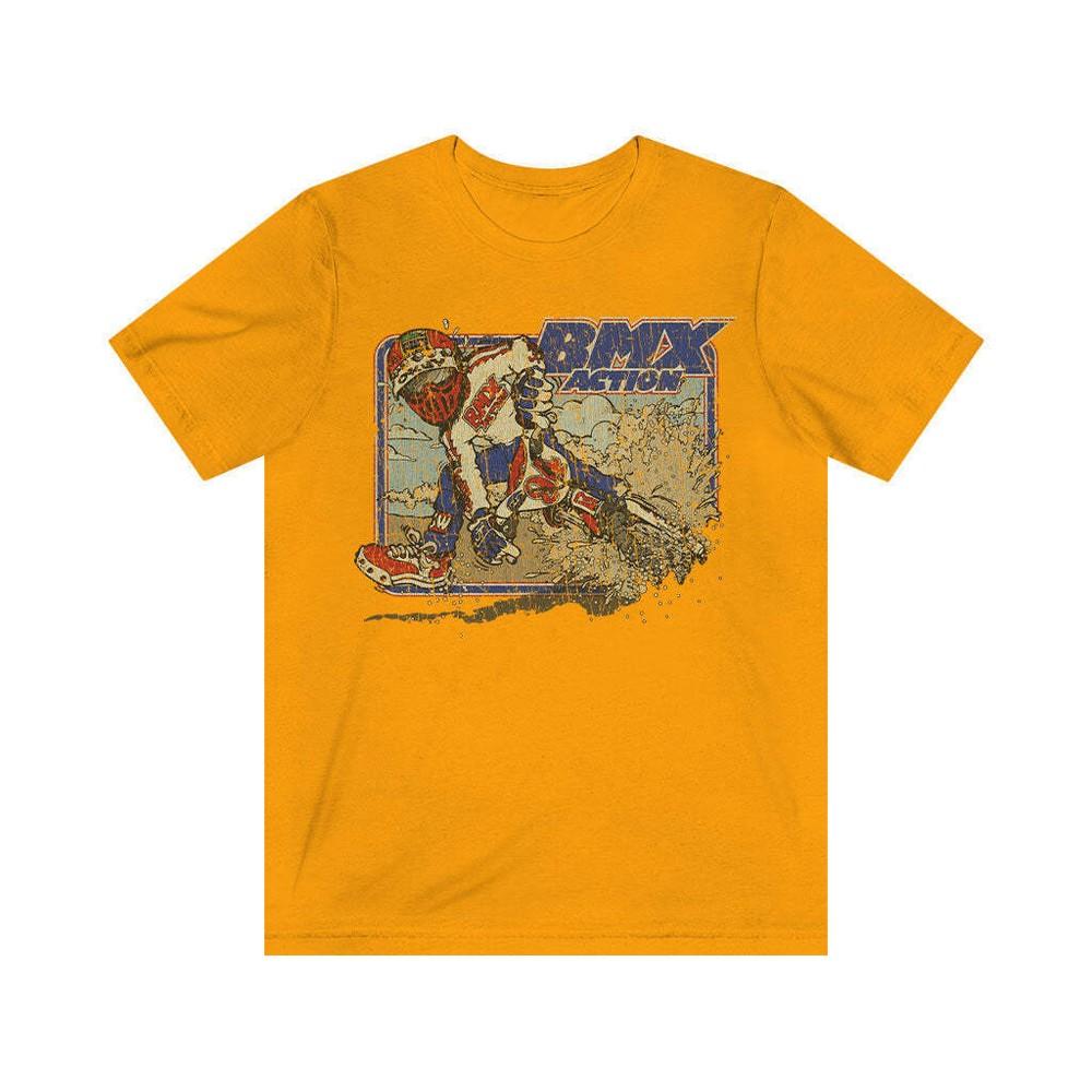 

BMX Action Test Pilot 1982 Vintage Men s T-Shirt Unisex T-Shirt XL