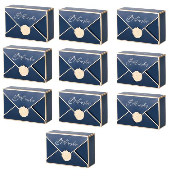 10Pcs Lightweight Candy Box Fine Workmanship Paper Decorative Portable Gifts Candy Case for Wedding