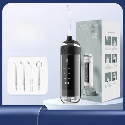 6-Speed Portable Tooth Flusher, Oral Cleaning, Calculus Removal, Water Floss, Electric Household Orthodontic Tooth Beauty Instrument