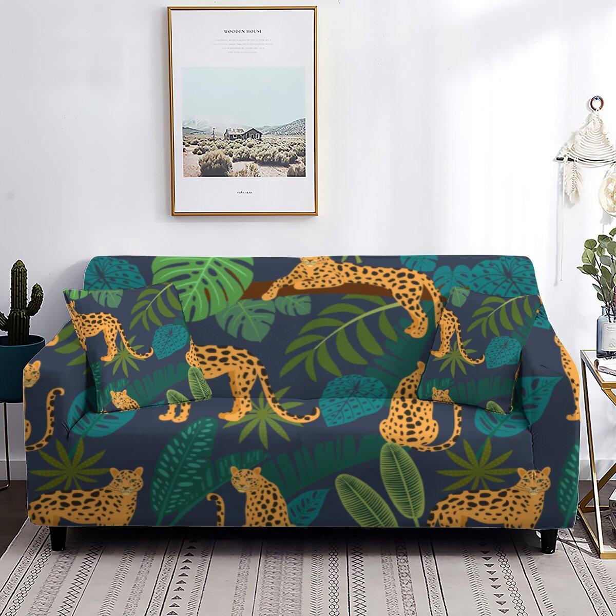 

Чехол для дивана с мультяшным котом, эластичный угловой чехол для гостиной, украшения офиса, эластичный чехол для дивана