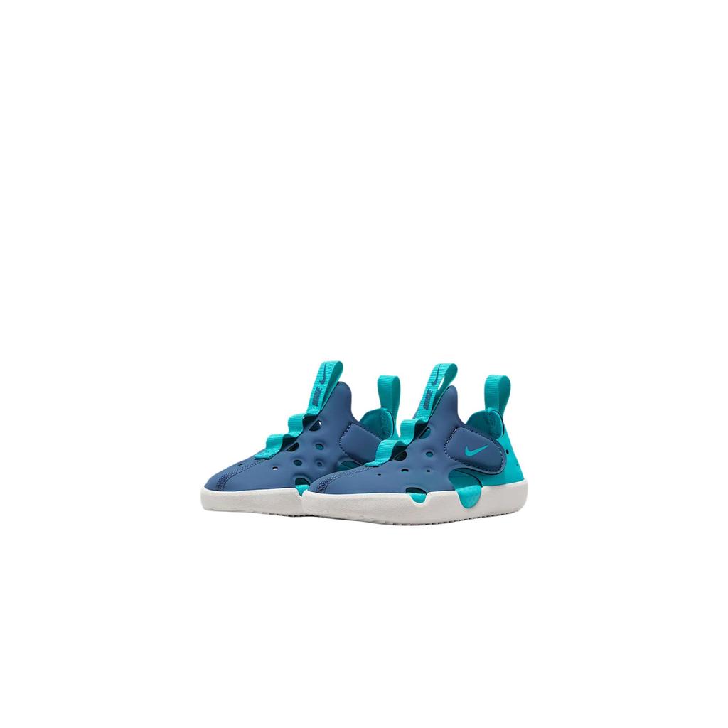 Nike Sunray Protect 4 Fashionable Comfortable Casual Versatile Low-Top Kids Sandals Baby Sandals Blue HF6278-401