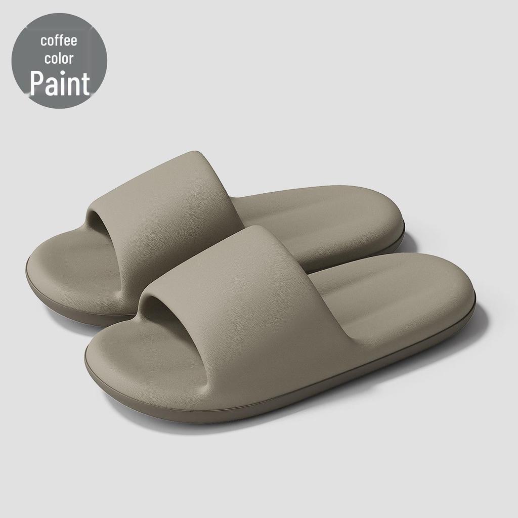 Kapcie EVA z miękką podeszwą: Wygodne, antypoślizgowe, na grubej podeszwie kapcie łazienkowe dla mężczyzn i kobiet, idealne na lato.