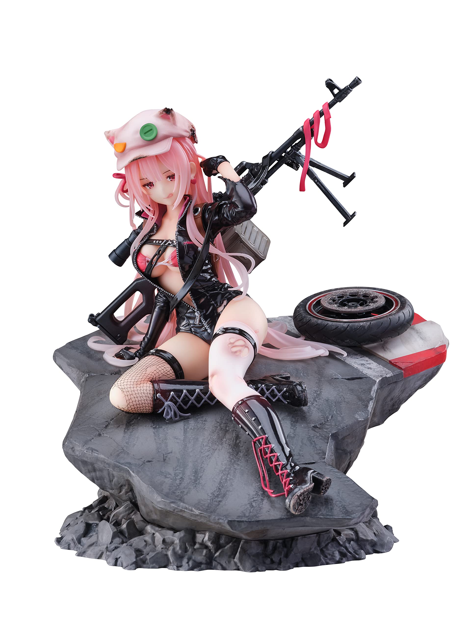 

Shippu Jinrai Injured Scale Figure Girls Frontline UKM-2000 -Severely Ver.- 1/7 белый