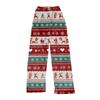 Women  Winter Plaid Pants Full Length Long Trousers Sports Pants