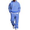 Completo con Felpa e Pantaloni da Tuta da Uomo con Vita Elastica, Outfit Casual Due Pezzi