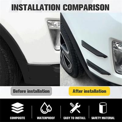 8pcs/Set Car Front Rear Bumper Lip Protector Universal Diffuser Spoiler Splitter Wing Protection