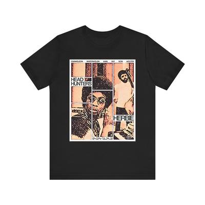 Herbie Hancock Headhunters Grafikdruck Unisex Jersey Kurzarm T-Shirt