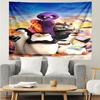 Penguins dventure Tapestry Hanging for Bedroom,Livingroom, Playroom,Decor Art Room Wall Tapestry Holiday and Birthday Gifts