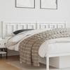 VidaXL Headboard, Bed Accessory with Legs, Bed Frame Headboard, Home Interior Bedroom Furniture, Metal 374328