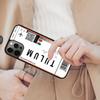 Boarding Pass Ticket Magnetic Phone Case For APPLE iPhone 17 Air 16 14 13 12 Pro Max 15 Plus Wireless Charge With MagSafe Cover