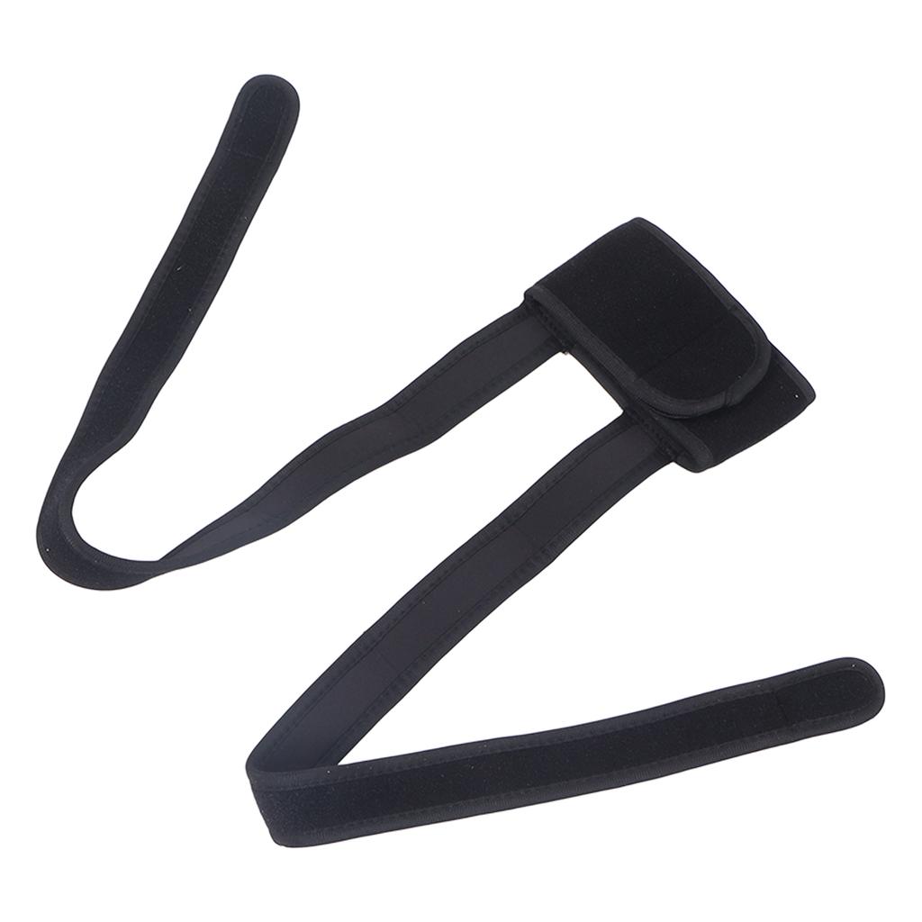 Wheelchair Foot Straps Flexible Adjustable Polyester Fabric 35x70cm Black Wheelchair Safety Foot Harness Belt