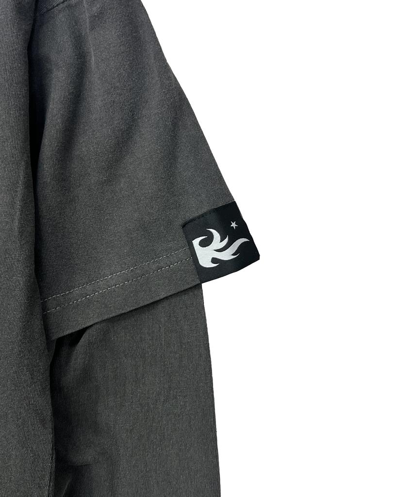 Sseleupe Flame Star Layered Long Sleeve Tee Pigment Charcoal