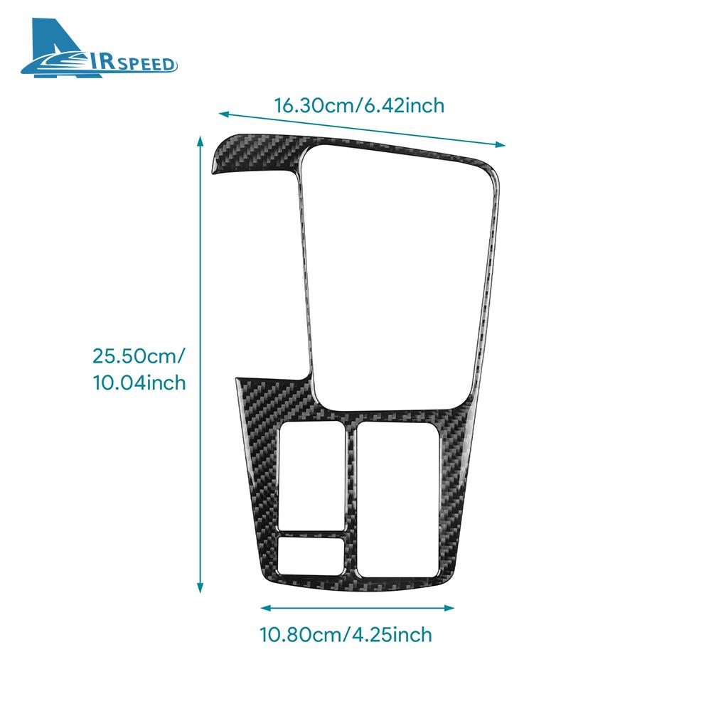Adesivo de Fibra de Carbono Real Macio Para Seat Leon 2017 2018 2019 LHD RHD Painel de Moldura Interna do Câmbio do Carro Acabamento Acessórios de Interior