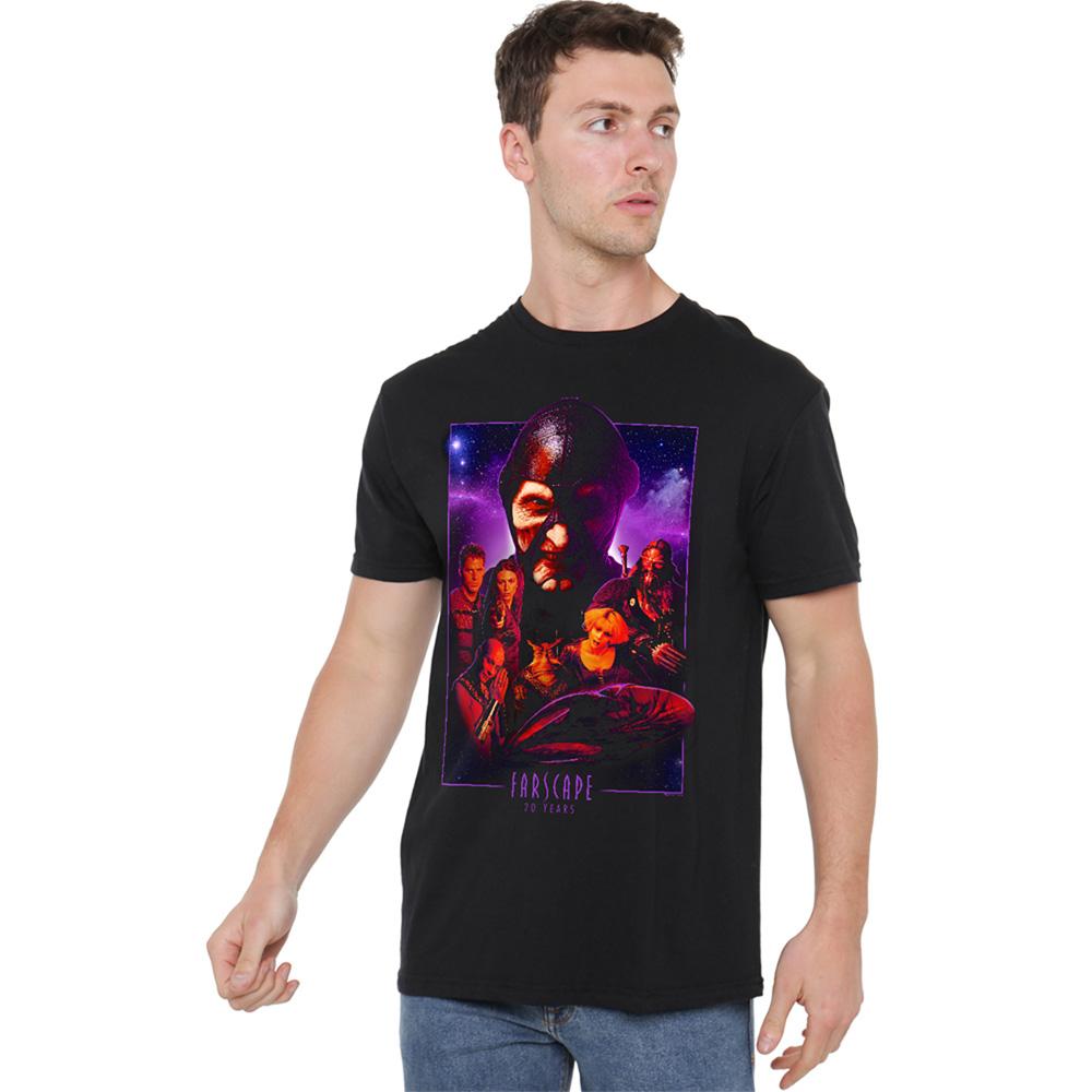 Farscape Unisex Adult 20 Years Collage T-Shirt