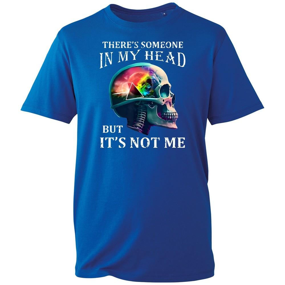 Unisex Skull T Shirt Unisexs Heavy Rock Graphic Prism Tee Black Gothic Unisex Top