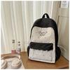 New high-value fresh and sweet candy color dopamine cute cartoon backpack junior high school students lightweight backpack