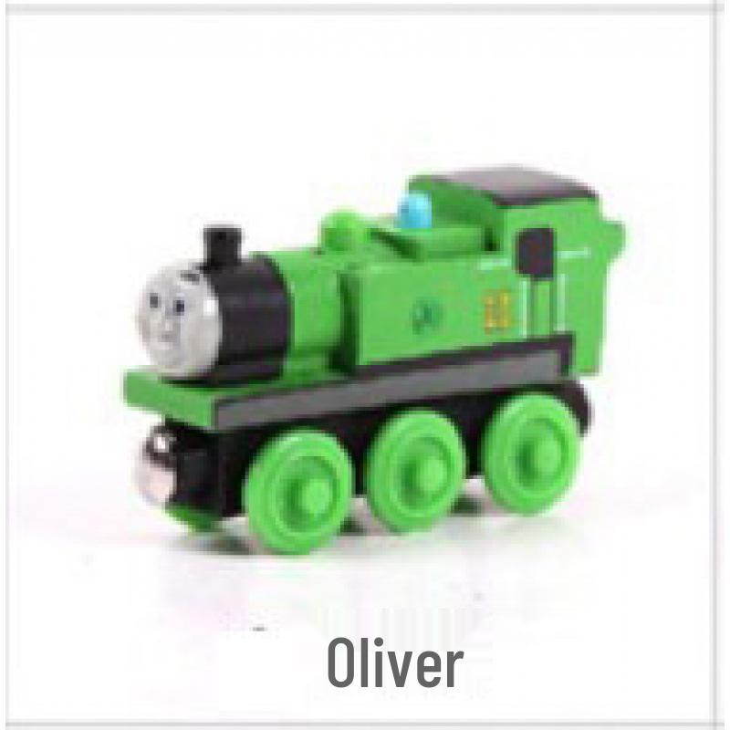Magnetic Thomas the Tank Engine Wooden Train Set with Cake Party Decorations