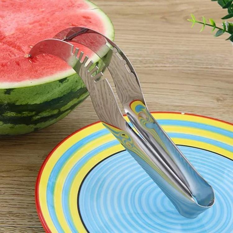 Watermelon Slicer Stainless Steel Windmill Watermelon Cutter Kitchen Fruit Slicer Cutter Tool Watermelon Digger Fruit Divider