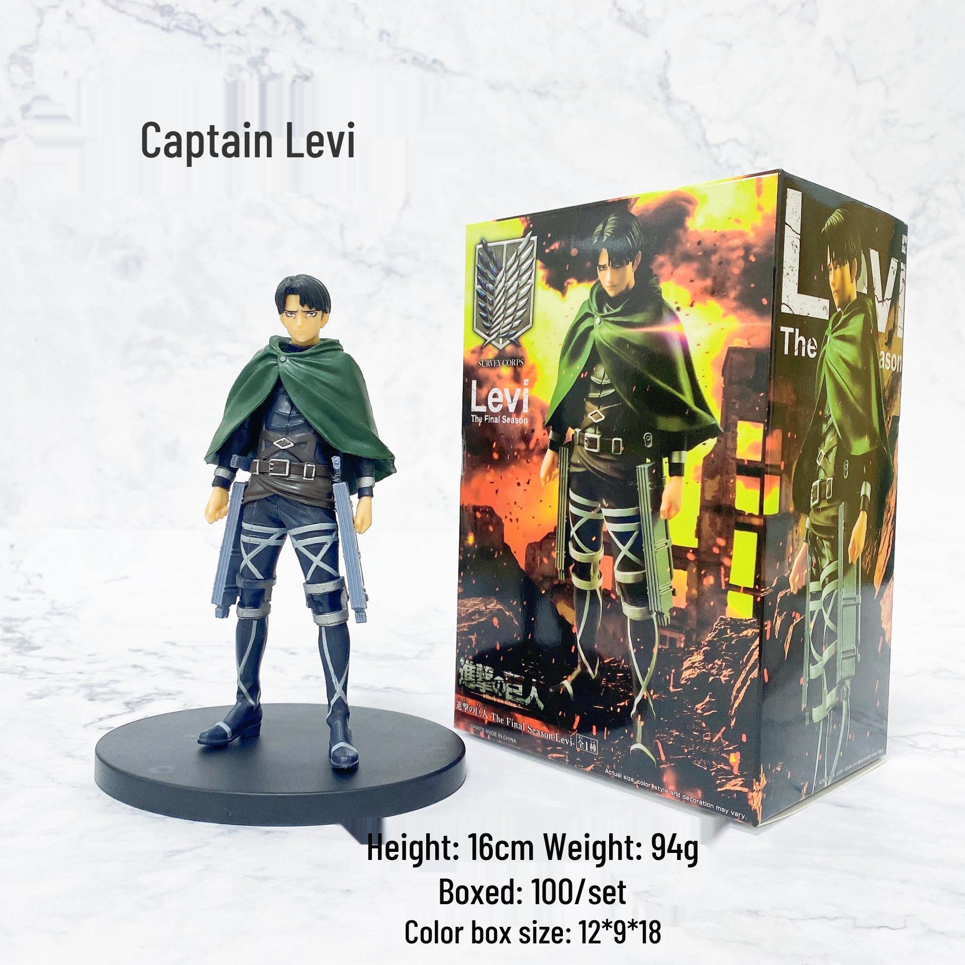 Attack on Titan Captain Levi Anime Figure Ornament, Final Season