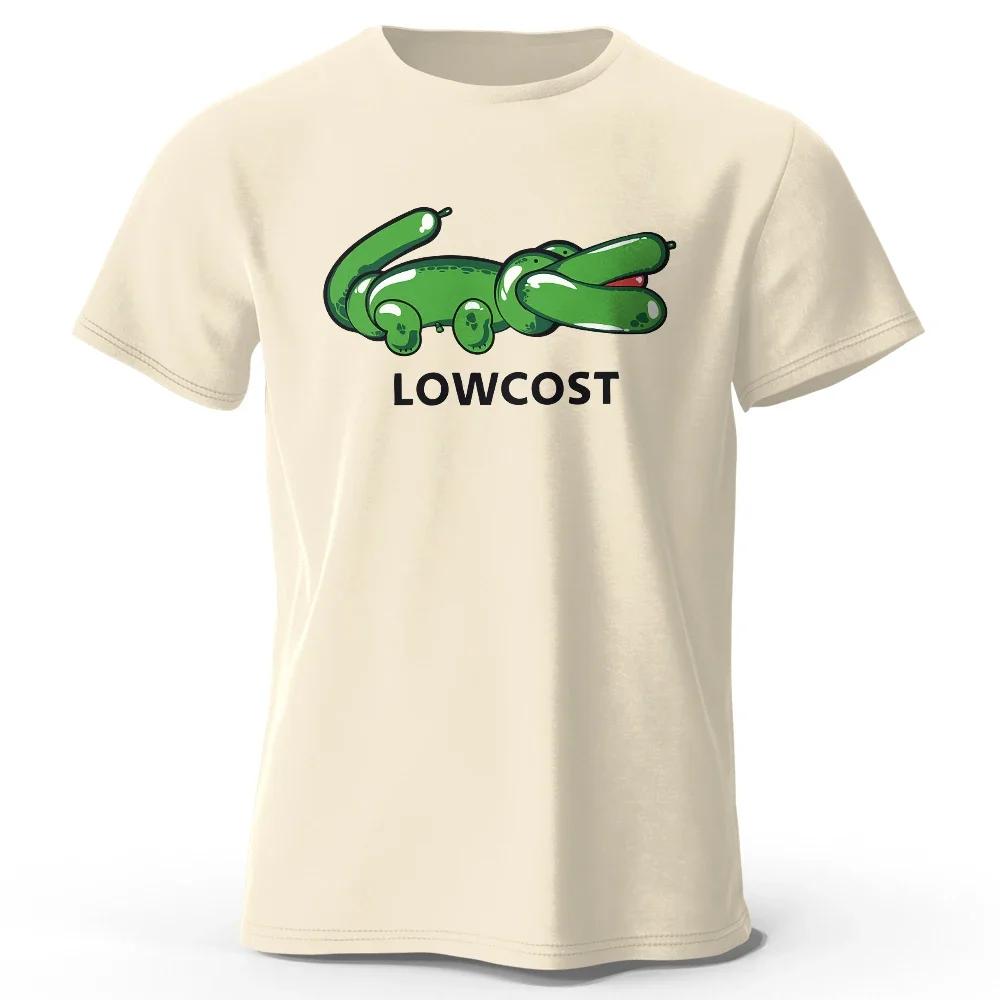 Green Crocodile Print T-shirt t Crocodile Funny Graphic Men s Short Sleeve Oversized Tee Shirt Men Woman Clothing Summer,: S разноцветный