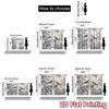 2D FLAT PRINTING 2pcs Curtains (Without Rod) Vintage Bluebirds and Roses Fashionable Popular Curtains Polyester Curtains Room