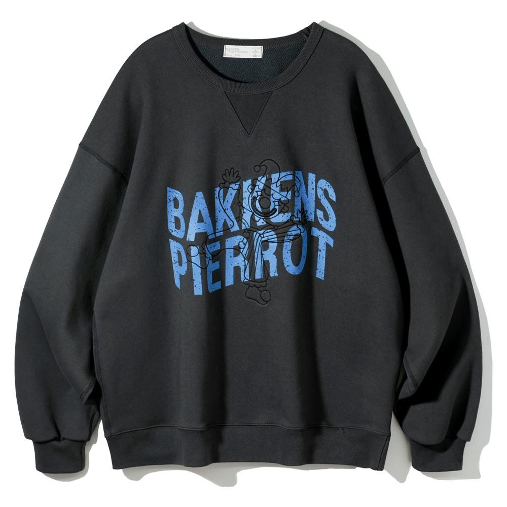 Baken Pierrot Винтажная толстовка Bk5985_Угольный Charcoal/1
