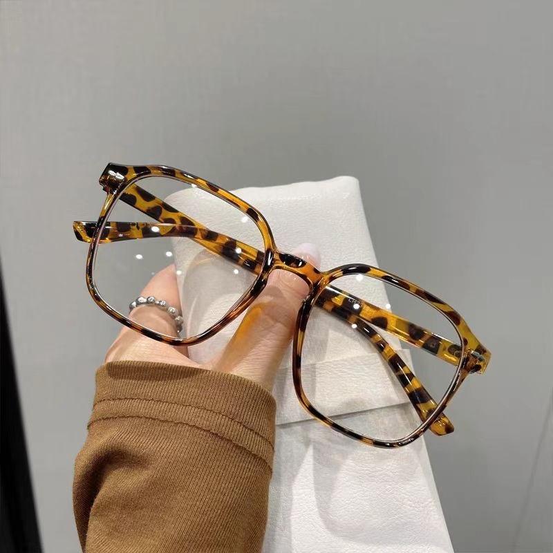 New Large Frame Unisex Anti Blue Light Eyeglass Frame Reading Glasses Men Women Fresh and Simple Style
